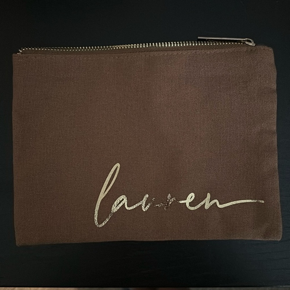 Makeup bag with Lauren